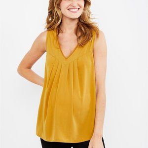 A Pea in the Pod Mustard Yellow Blouse Medium